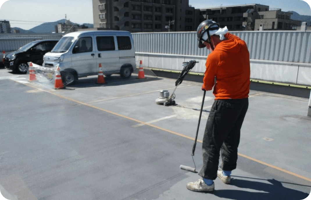 駐車場の水漏れ・劣化お任せください！
